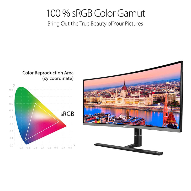 ASUS ProArt Display PA34VC 34.1-INCH UWQHD Curved Professional Monitor - DataBlitz