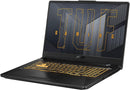 ASUS TUF F17 FX706HM-HX027T GAMING LAPTOP (ECLIPSE GRAY) | 17.3" FHD | i7-11800H | 16GB DDR4 | 512GB SSD | RTX 3060 | WIN10 + P304 TUF GAMING M5 V2 + PALM REST + TUF STICKER + TUF GAMING BACKPACK - DataBlitz