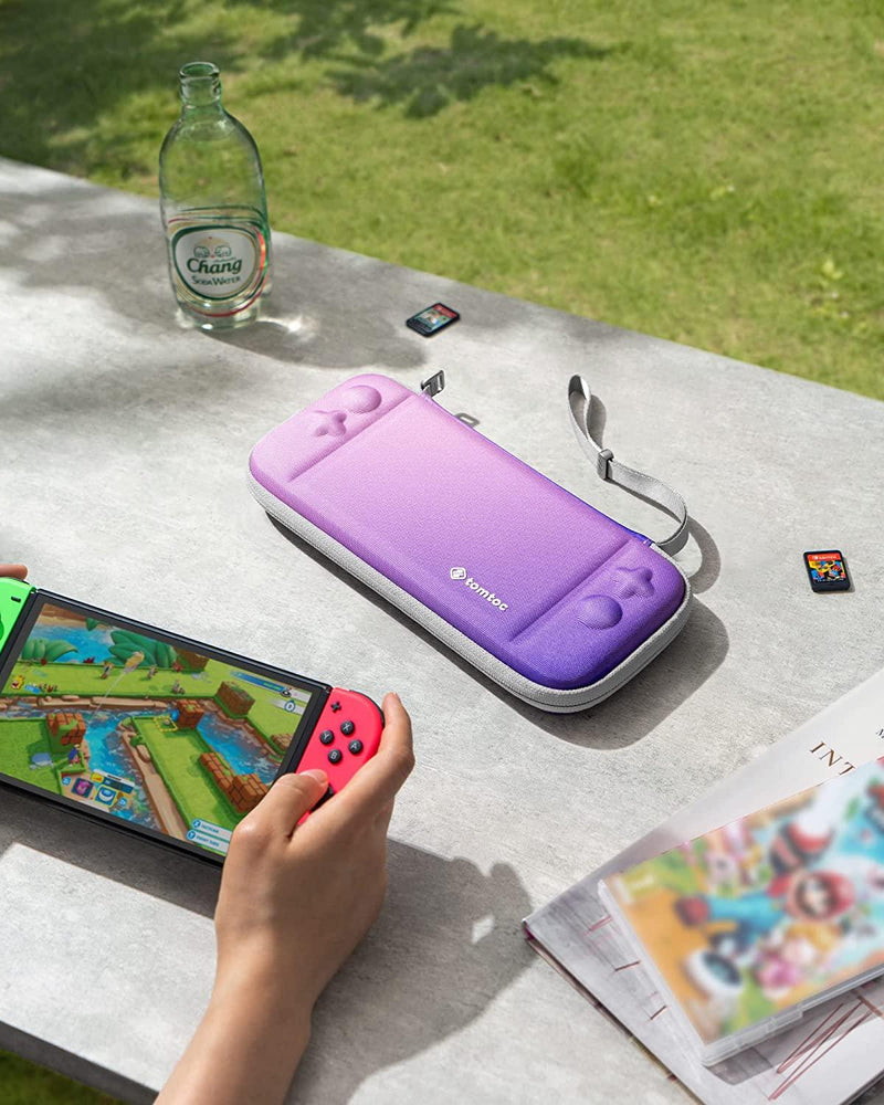 NSW Tomtoc Fancy Series 2 Slim Protective Case For N-Switch OLED / N-Switch (Iris Purple) (A0531V1) - DataBlitz