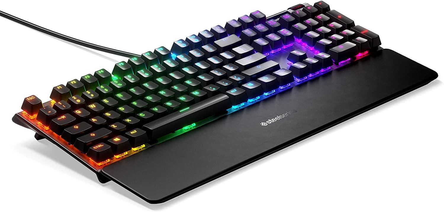 STEELSERIES APEX 7 MECHANICAL GAMING KEYBOARD (BLUE CLICKY SWITCH) (US64774) - DataBlitz