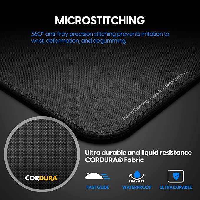 Pulsar Para Speed V2 Mouse Pad XL (High Speed) (Black) (PMP12XLB) - DataBlitz