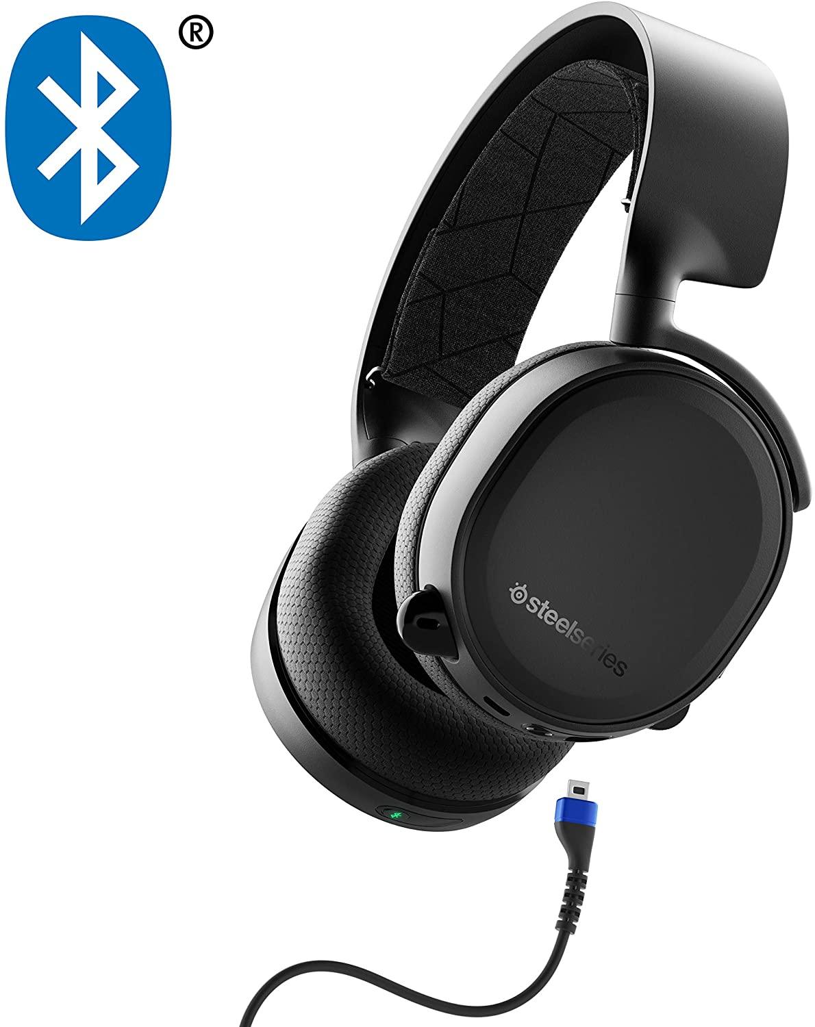 STEELSERIES ARCTIS 3 BLUETOOTH WIRED FOR GAMING BLUETOOTH FOR LIFE 2019 EDITION BLACK (PN61509) - DataBlitz