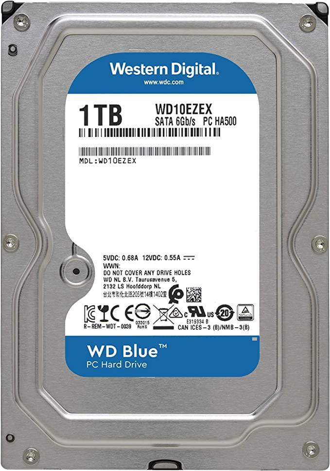 WD Blue 1TB PC Hard Drive (WD10EZEX) - DataBlitz
