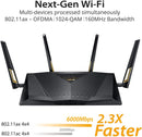 ASUS AX6000 DUAL BAND SMART WIFI ROUTER (RT-AX88U) - DataBlitz