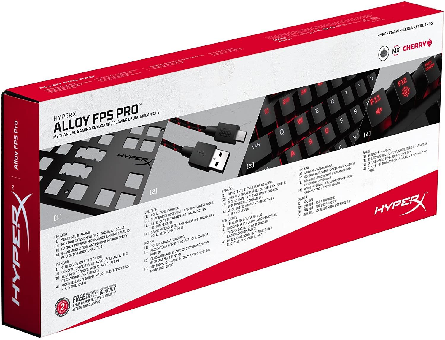 HYPERX ALLOY FPS PRO MECHANICAL GAMING KEYBOARD (CHERRY MX BLUE) - DataBlitz