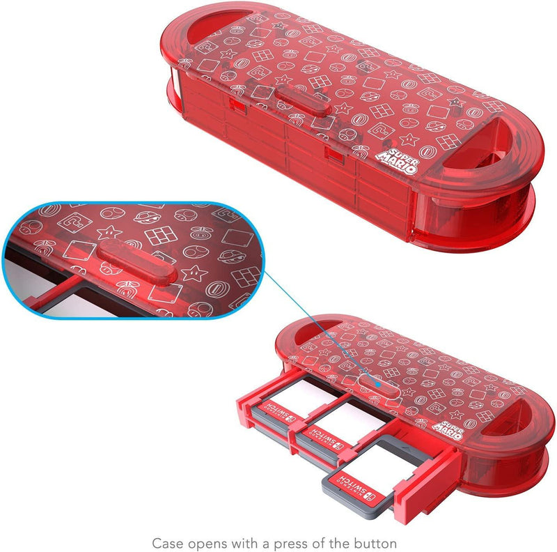 NSW PDP Secure Game Case Mario Edition 6 Cartridges (500-032) - DataBlitz