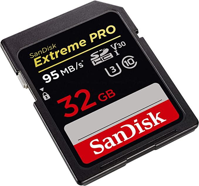 Sandisk Extreme Pro 32GB SDHC UHS-1 Card (SDSDXXG-032G-GN4IN) - DataBlitz