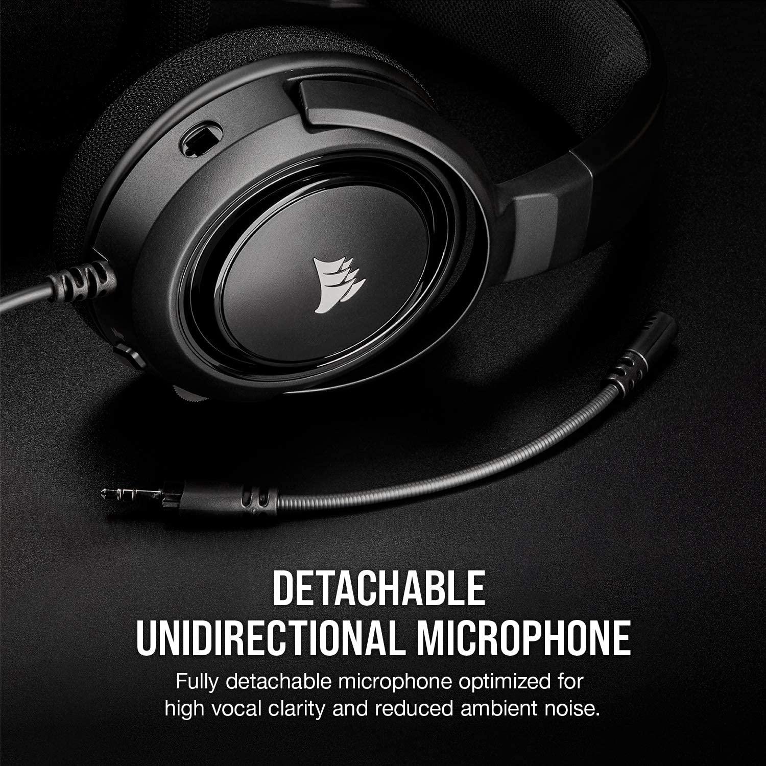 CORSAIR HS35 STEREO GAMING HEADSET (CARBON) - DataBlitz