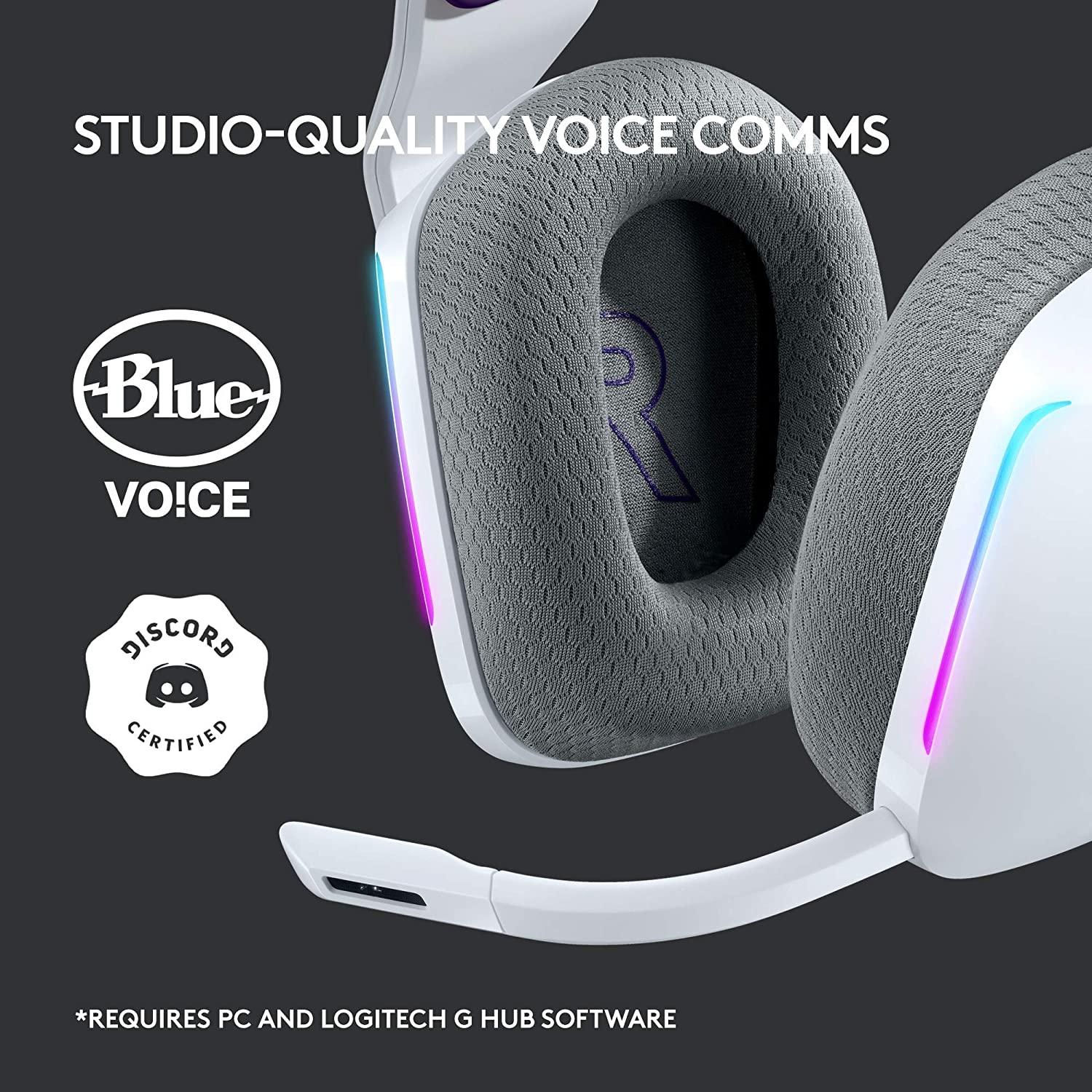 LOGITECH G733 LIGHTSPEED WIRELESS RGB GAMING HEADSET (WHITE) - DataBlitz