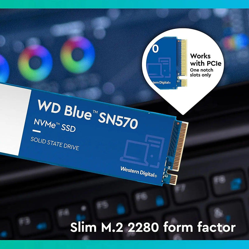 WD BLUE SN570 1TB M.2 2280 PCIE GEN3 X4 NVME SSD (WDS100T3B0C) - DataBlitz