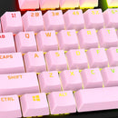 HyperX Double Shot PBT Keycaps (Pink) - DataBlitz