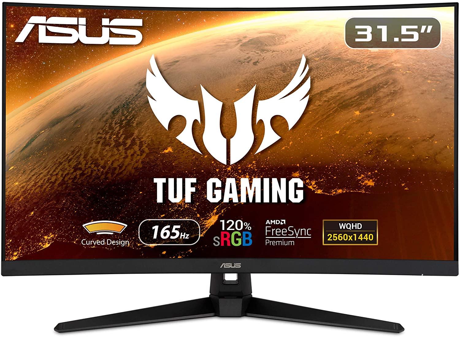 Curved Monitor Asus 1440p 165hz 1ms 32 Inch 1440p Monitor 144hz