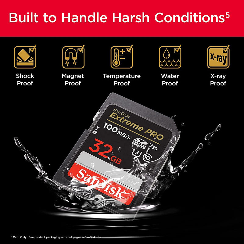 Sandisk Extreme Pro 32GB 100MB/S UHS-1 MICROSDXC Card For Mobile Gaming (SDSDXXO-032G-GN4IN) - DataBlitz