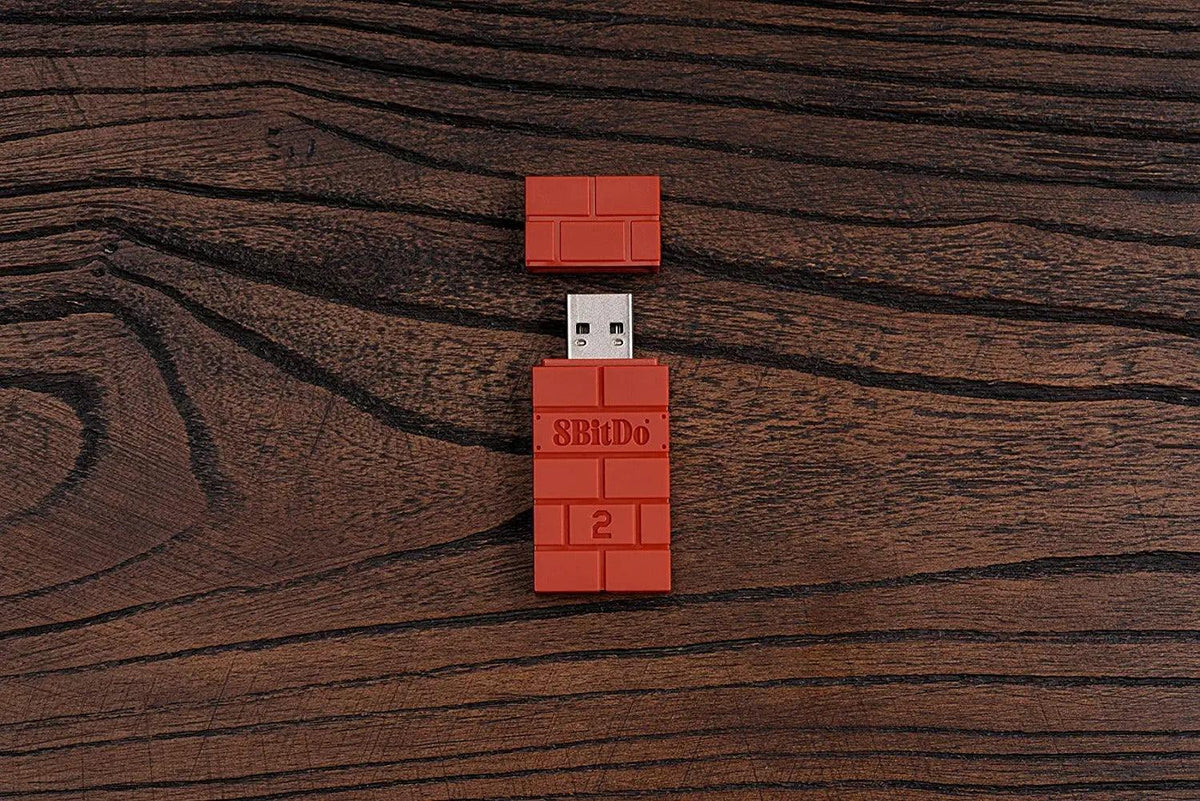 8BitDo USB Wireless Adapter 2 for Switch/ Windows/ RasPi 83DC (Brown Ed.) - DataBlitz