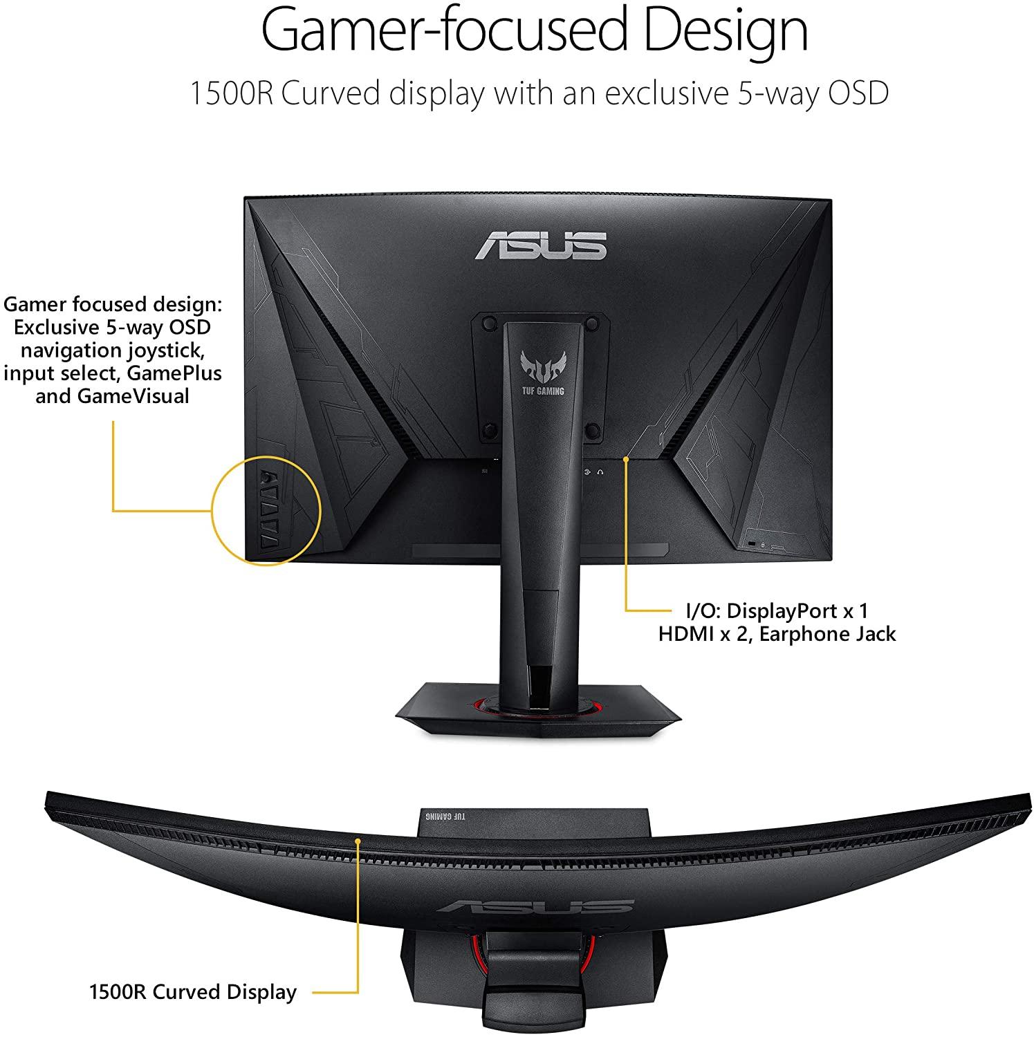 ASUS TUF VG27VQ 27" CURVED GAMING MONITOR - DataBlitz