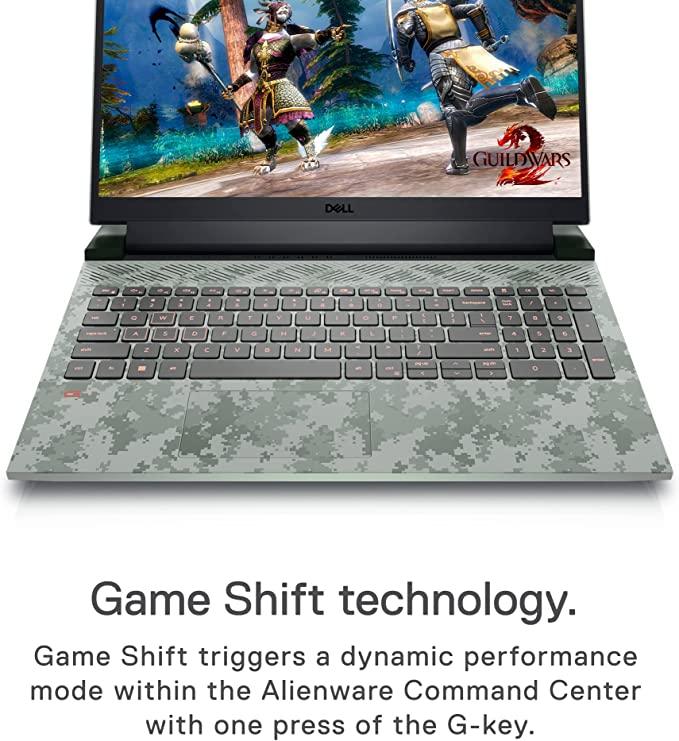 Dell G15 5520 Gaming Laptop (Specter Green With Camouflage) | 15.6” FHD | i7-12700H | 16GB RAM | 512GB SSD | RTX 3050 Ti | Windows 11 Home | MS Office H&S 2021 | Gaming Backpack 17-GM1720PM - DataBlitz