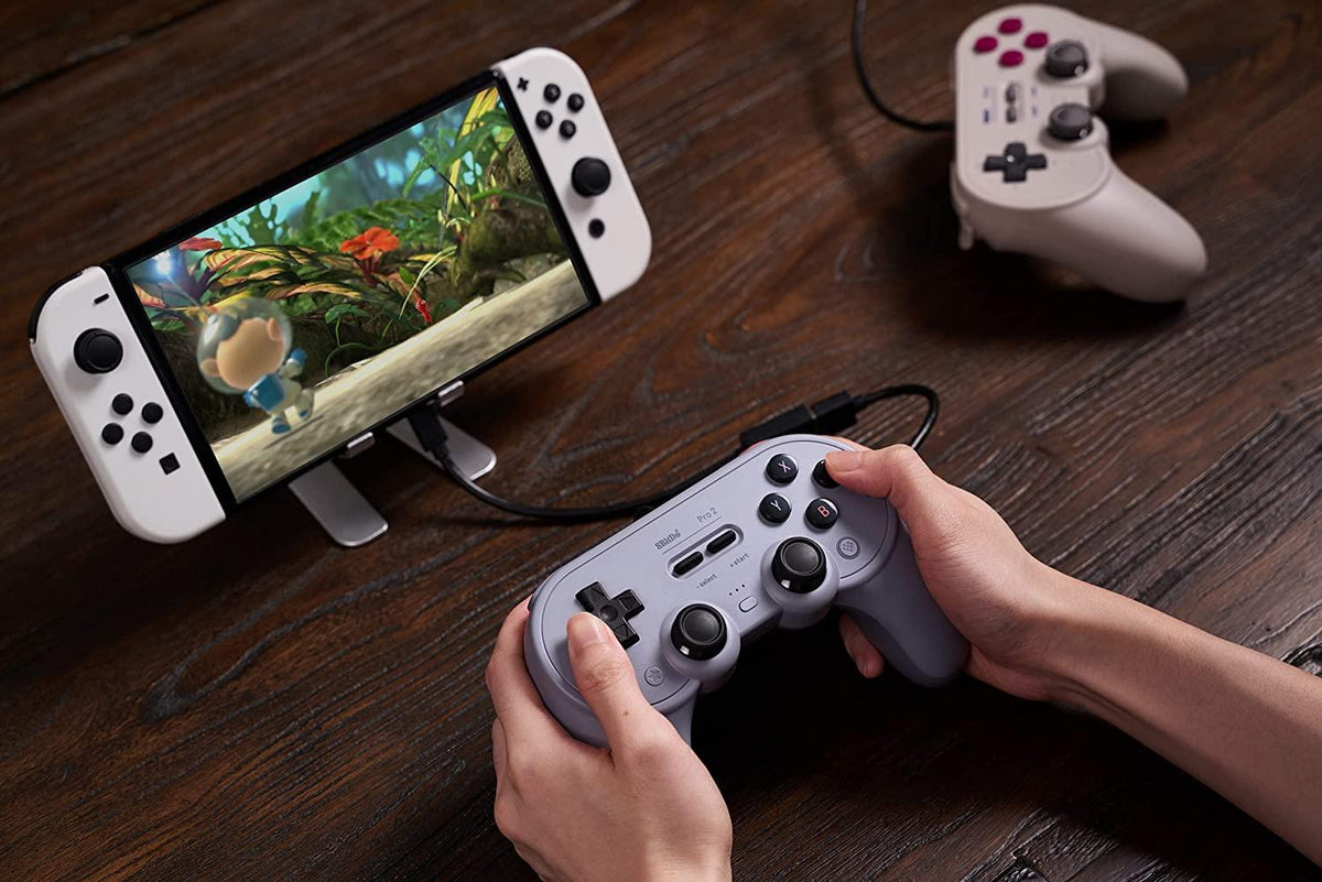 8BITDO PRO 2 WIRED GAMEPAD (GRAY EDITION) (SWITCH/WINDOWS) (82BD) - DataBlitz