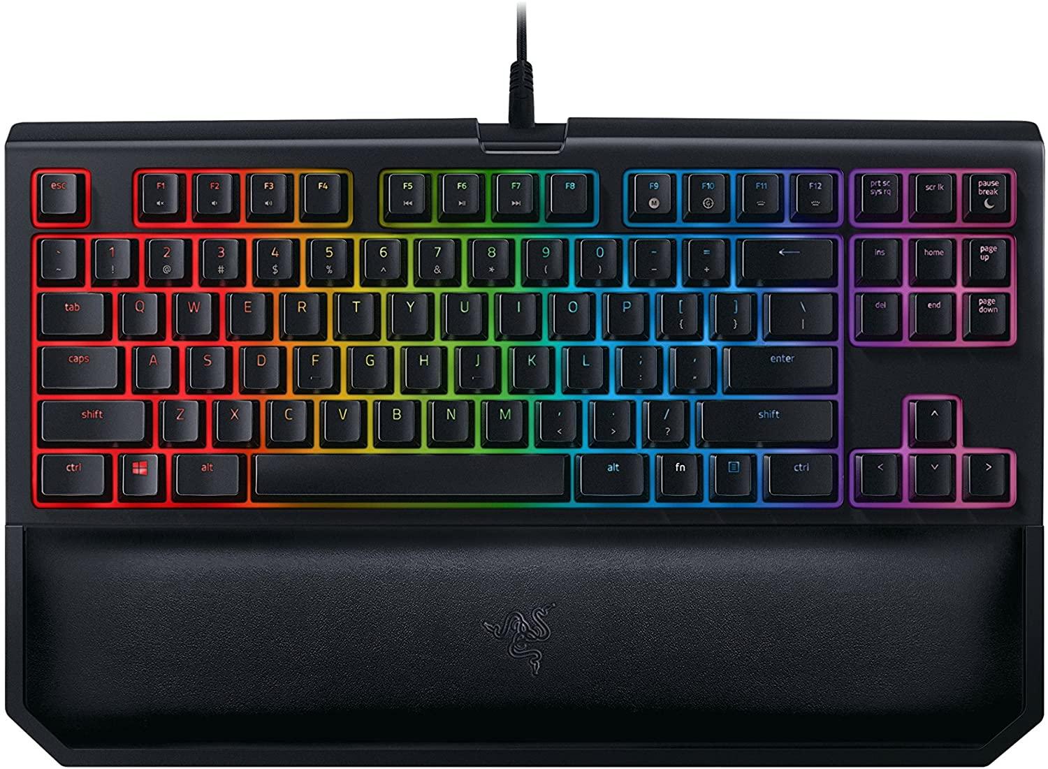 RAZER BLACKWIDOW TOURNAMENT ED. CHROMA V2 MECHANICAL GAMING KEYBOARD (GREEN SWITCH) - DataBlitz