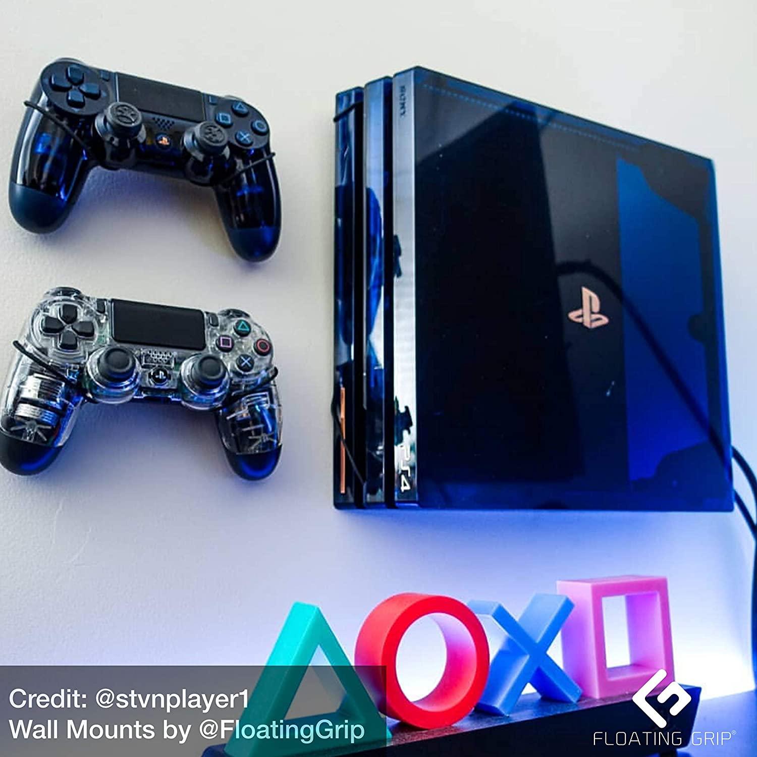 FLOATING GRIP SMART WALL MOUNT FOR PS4 PRO (WHITE) (FG-PS4P-148W) - DataBlitz