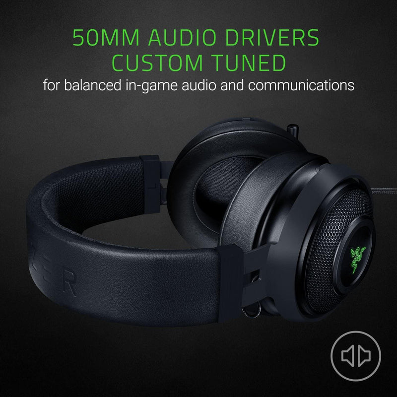 Razer Kraken 7.1 v2 Digital USB Gaming Headset (Virtual 7.1 Surround Sound) - DataBlitz