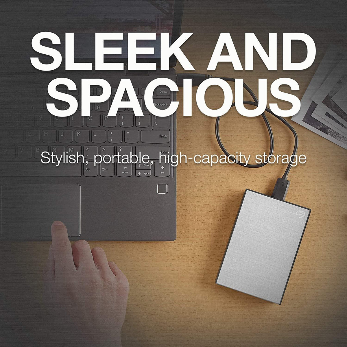 SEAGATE ONE TOUCH 1TB PORTABLE HDD WITH PASSWORD PROTECTION (SILVER) - DataBlitz
