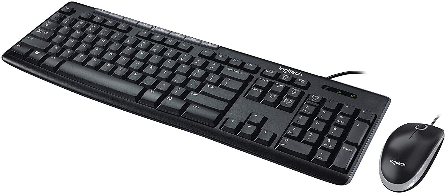 LOGITECH MK200 MEDIA PLUG AND PLAY USB KEYBOARD AND MOUSE COMBO - DataBlitz