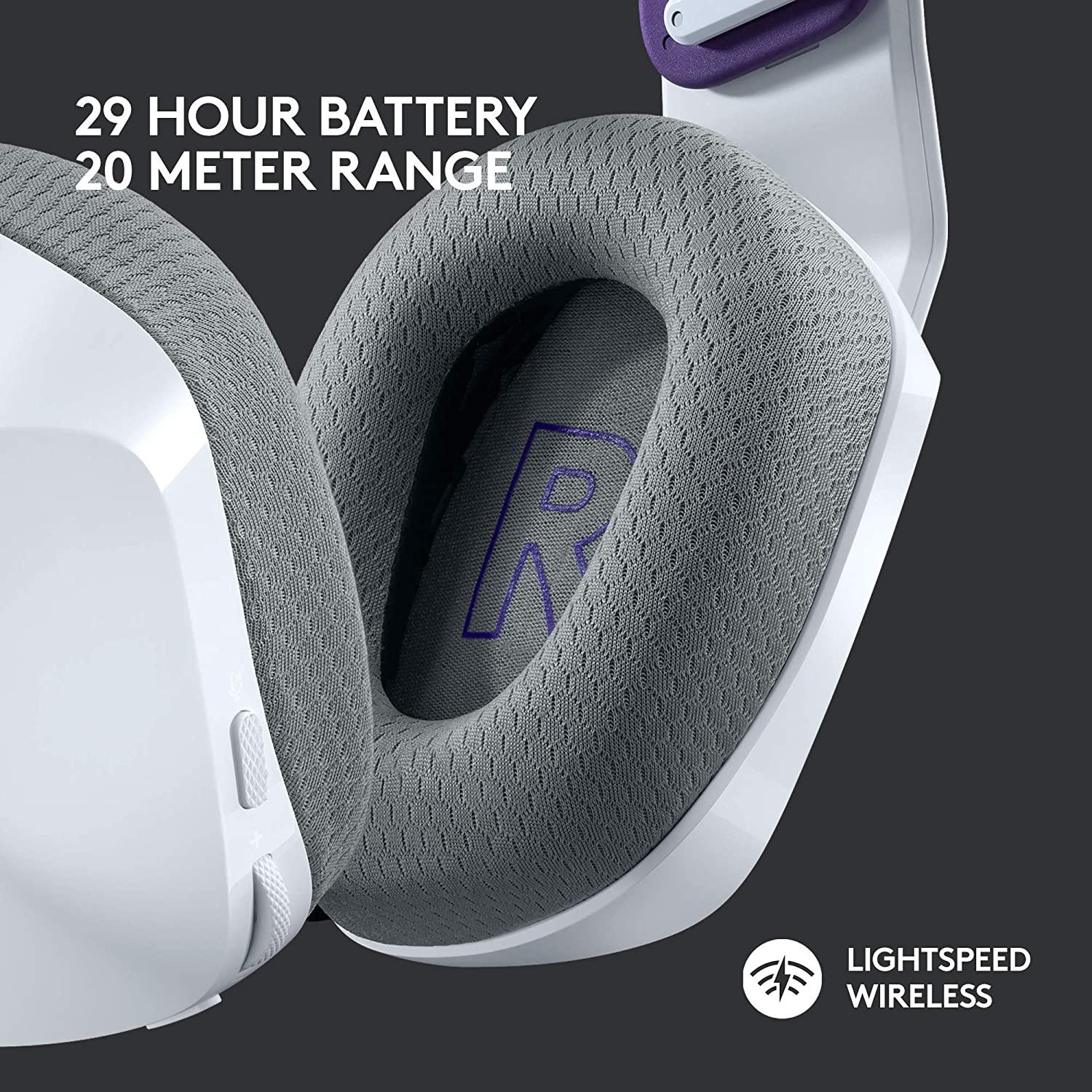 LOGITECH G733 LIGHTSPEED WIRELESS RGB GAMING HEADSET (WHITE) - DataBlitz