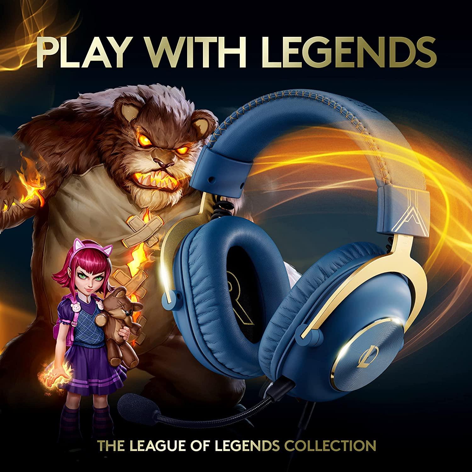 LOGITECH PRO X GAMING HEADSET LEAGUE OF LEGENDS EDITION - DataBlitz
