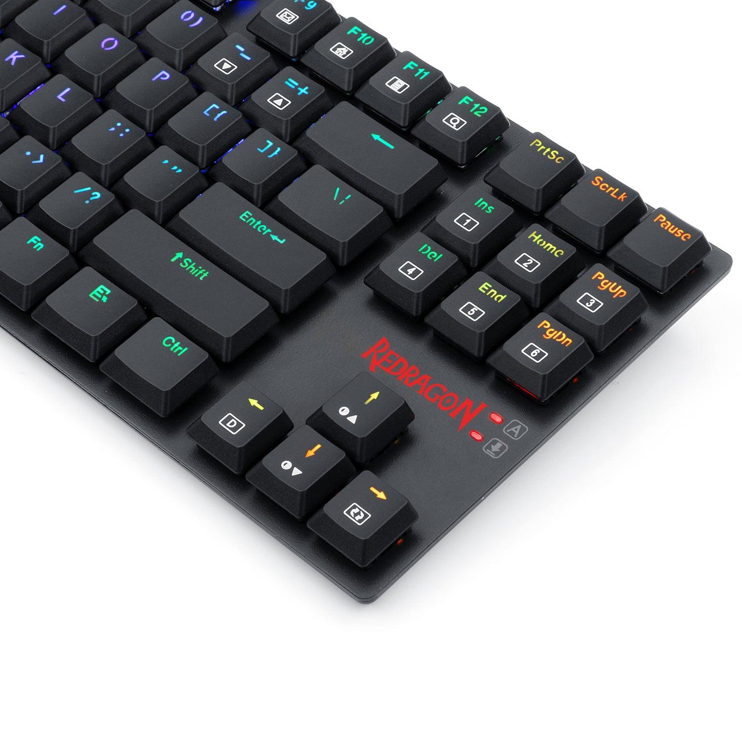 REDRAGON APS TKL MECHANICAL GAMING KEYBOARD (DUST-PROOF BLUE SWITCH) (K607-R6B) - DataBlitz
