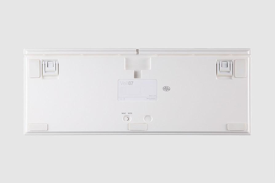 Tecware Veil 87 Barebones Keyboard Kit (White) - DataBlitz