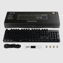 Tecware Phantom+ 104-Keys RGB Wired Mechanical Keyboard (Pre-Lubed Wraith Brown Tactile Switches) - DataBlitz