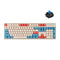 Leopold FC900RBT 104 Keys High-End Mechanical Bluetooth Keyboard (Coral Blue) (Blue Switch) (FC900RBTC/ERBPD(W)) - DataBlitz