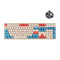 Leopold FC900RBT 104 Keys High-End Mechanical Bluetooth Keyboard (Coral Blue) (Brown Switch) (FC900RBTN/ERBPD(W)) - DataBlitz