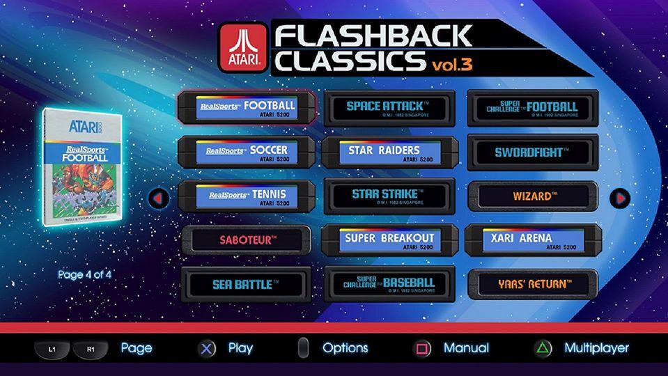 PS4 Atari Flashback Classics All