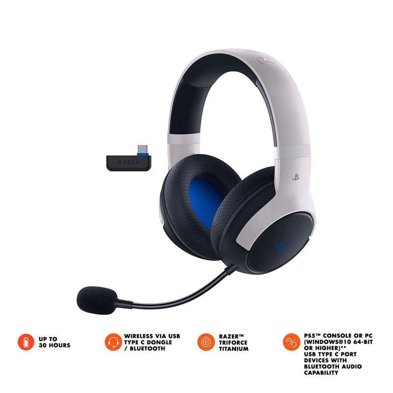 Razer Kaira Hyperspeed Wireless Multi-Platform Gaming Headset For PS5 - DataBlitz