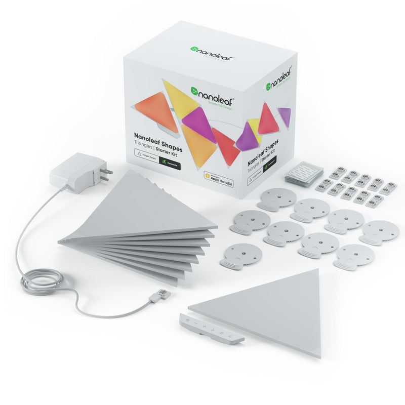 NANOLEAF SHAPES NL47-0002TW-9PK TRIANGLES STARTER KIT 9 LIGHT PANELS - DataBlitz