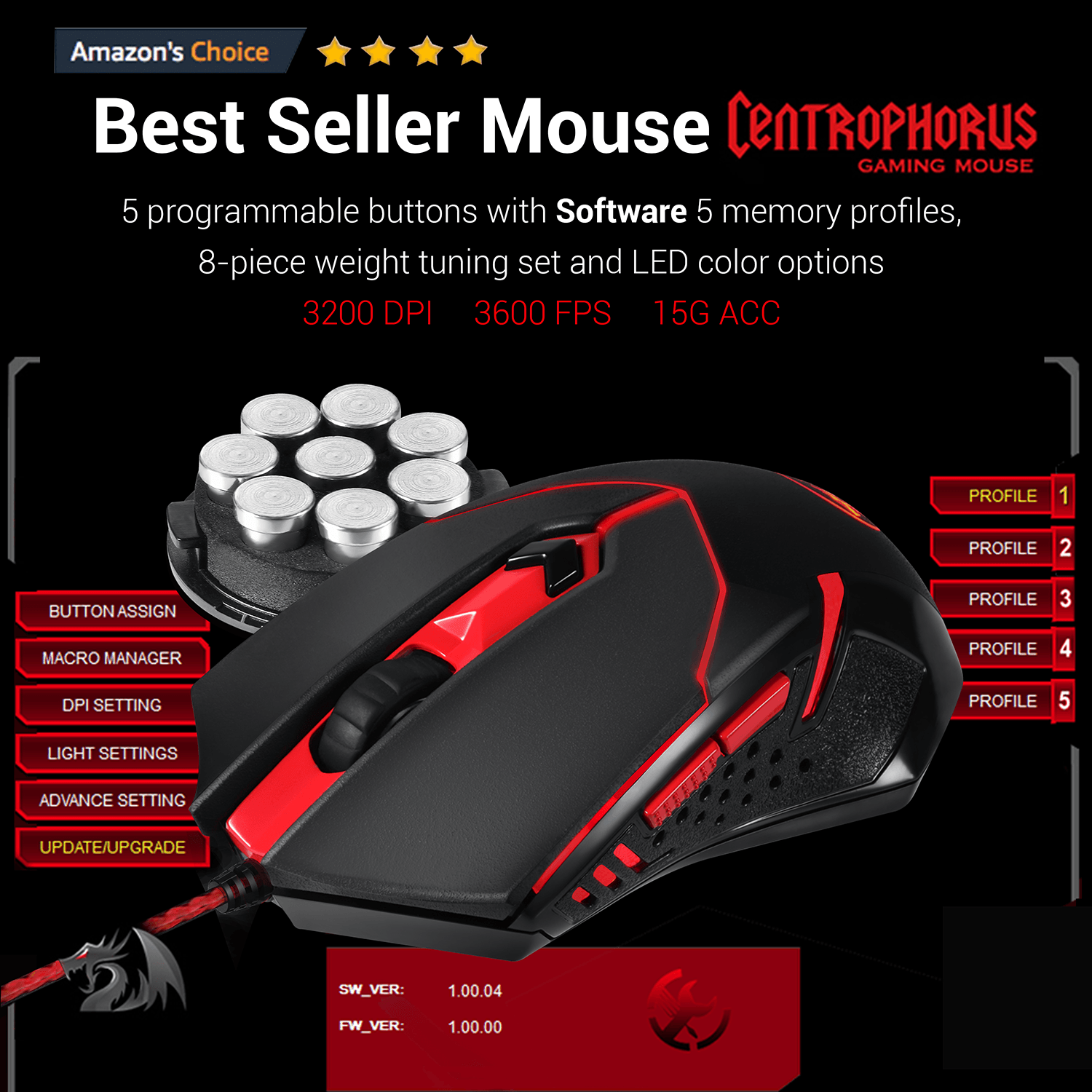 REDRAGON GAMING ESSENTIALS KEYBOARD & MOUSE 2 IN 1 SET (S101-3) - DataBlitz