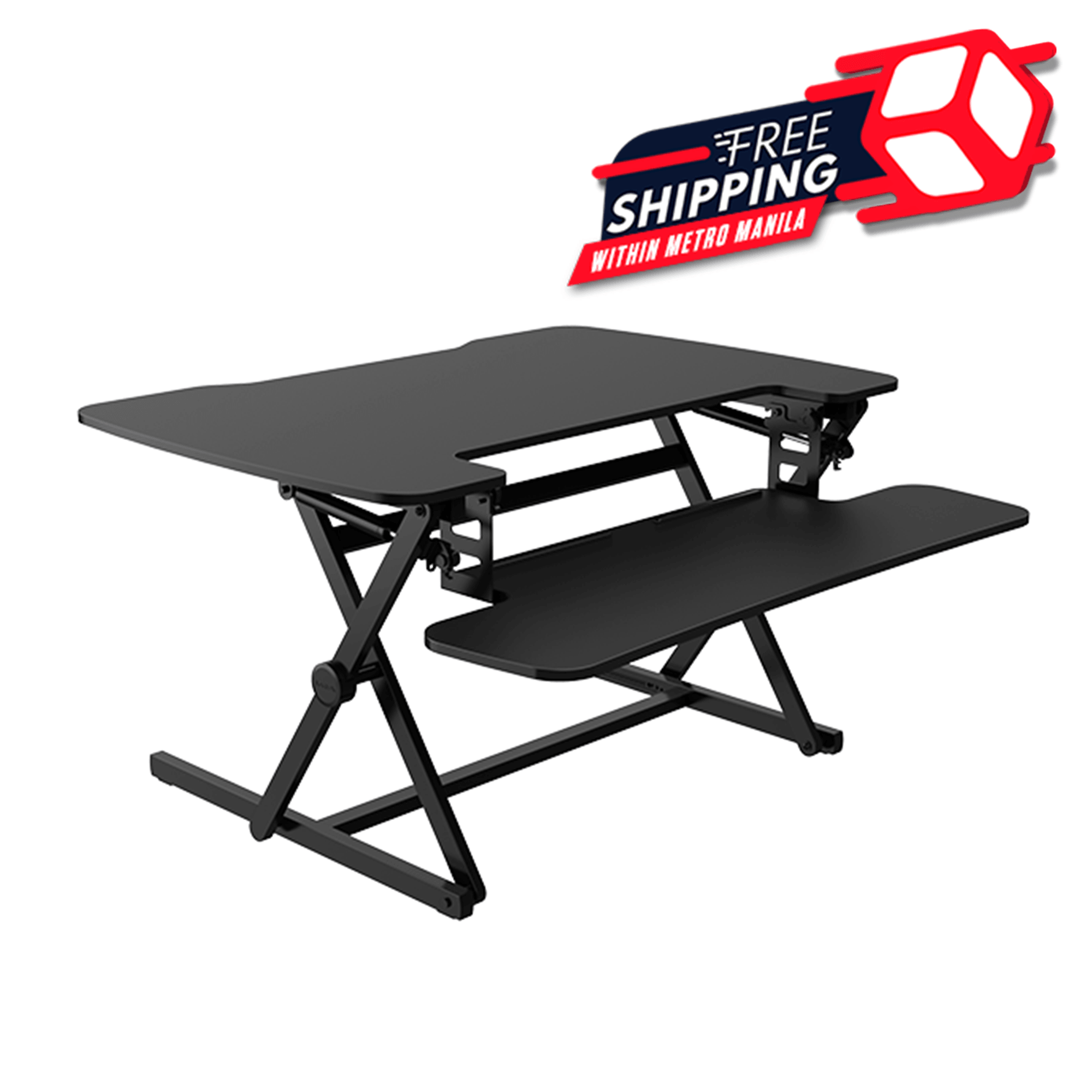 FLEXISPOT STANDING DESK CONVERTER 35-INCHES (M8M-BLACK) - DataBlitz