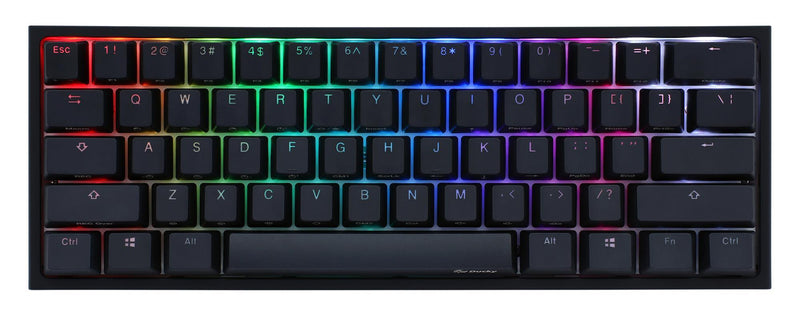 DUCKY ONE 2 MINI V2 RGB LED PBT DOUBLE SHOT MECHANICAL KEYBOARD (CHERRY MX RGB BROWN SWITCH) (DKON2061ST-BUSPDAZT1) - DataBlitz