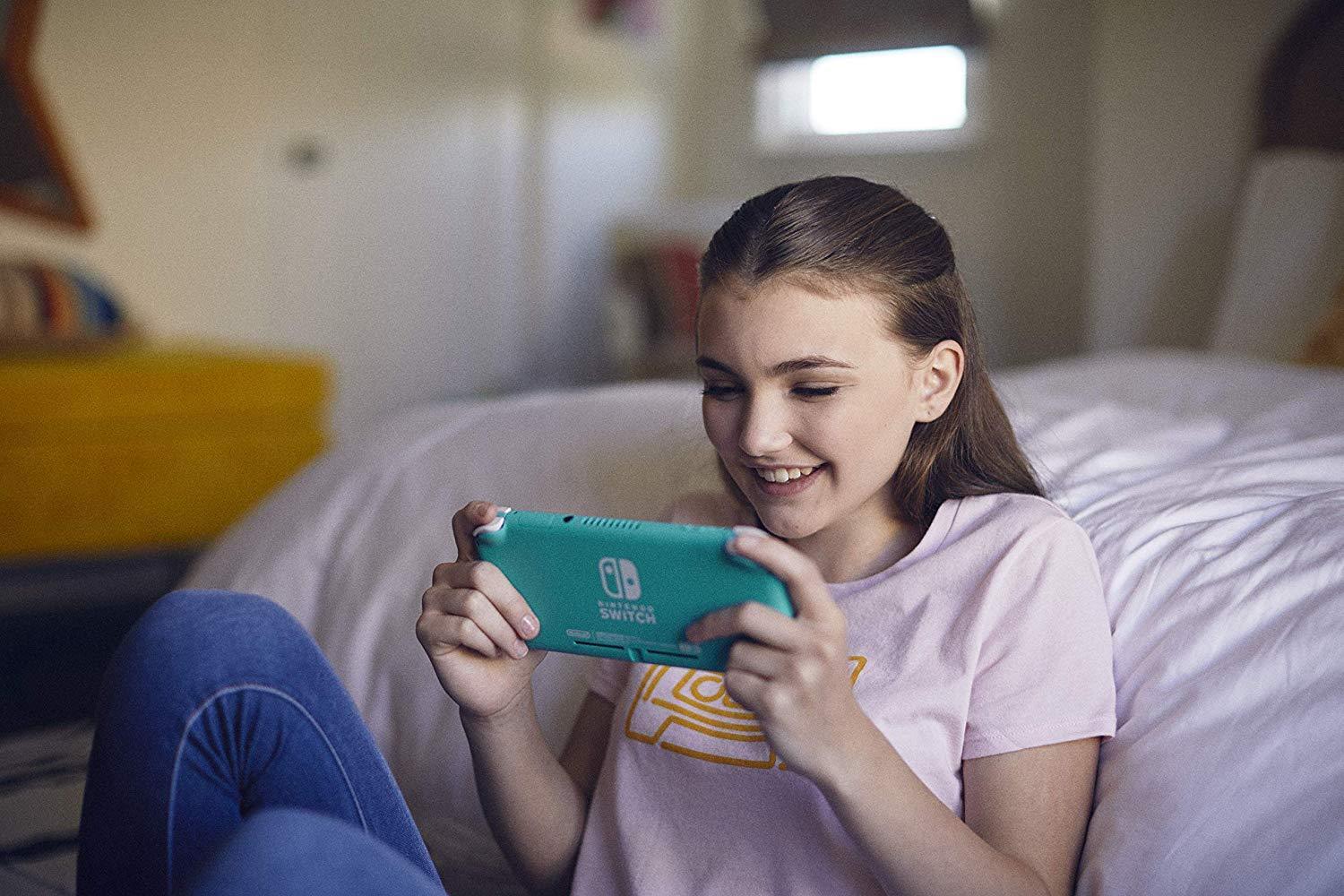 Nintendo Switch Lite Console Turquoise - DataBlitz