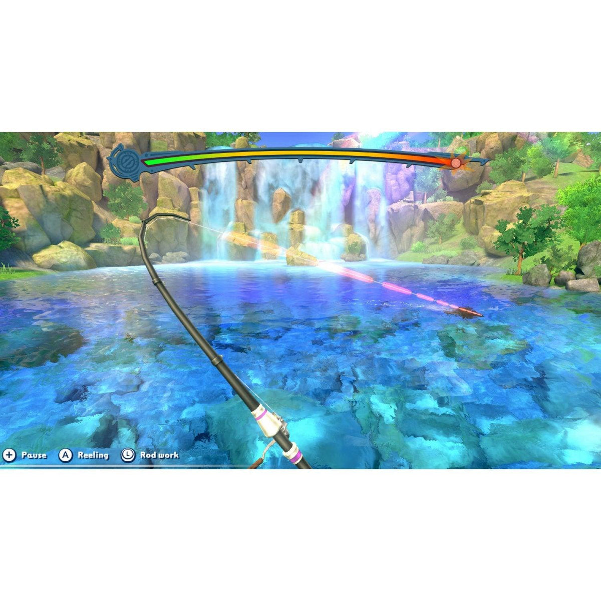 Nintendo Switch Reel Fishing Rod With Free Game Bundle