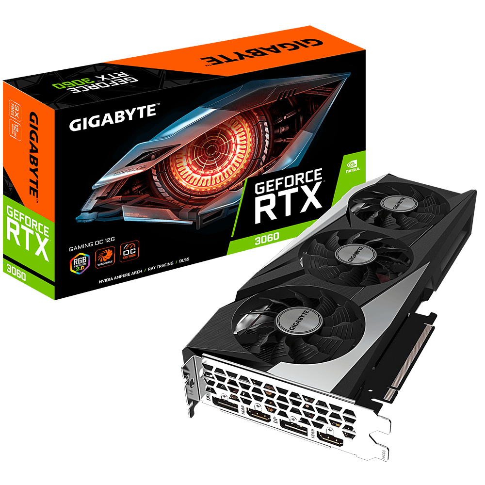 Gigabyte GeForce RTX 3060 Gaming OC 12G V2 GDDR6 Graphics Card - DataBlitz