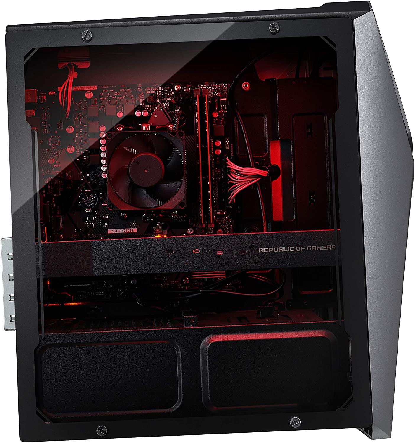 ASUS ROG STRIX G10DK-75700G006WS AMD R7-5700G 16GB RAM 1TB HDD + 256GB SSD NV GTX1660TI 27L TOWER GAMING DESKTOP (GRAY) + MS OFFICE HOME & STUDENT 2021 - DataBlitz