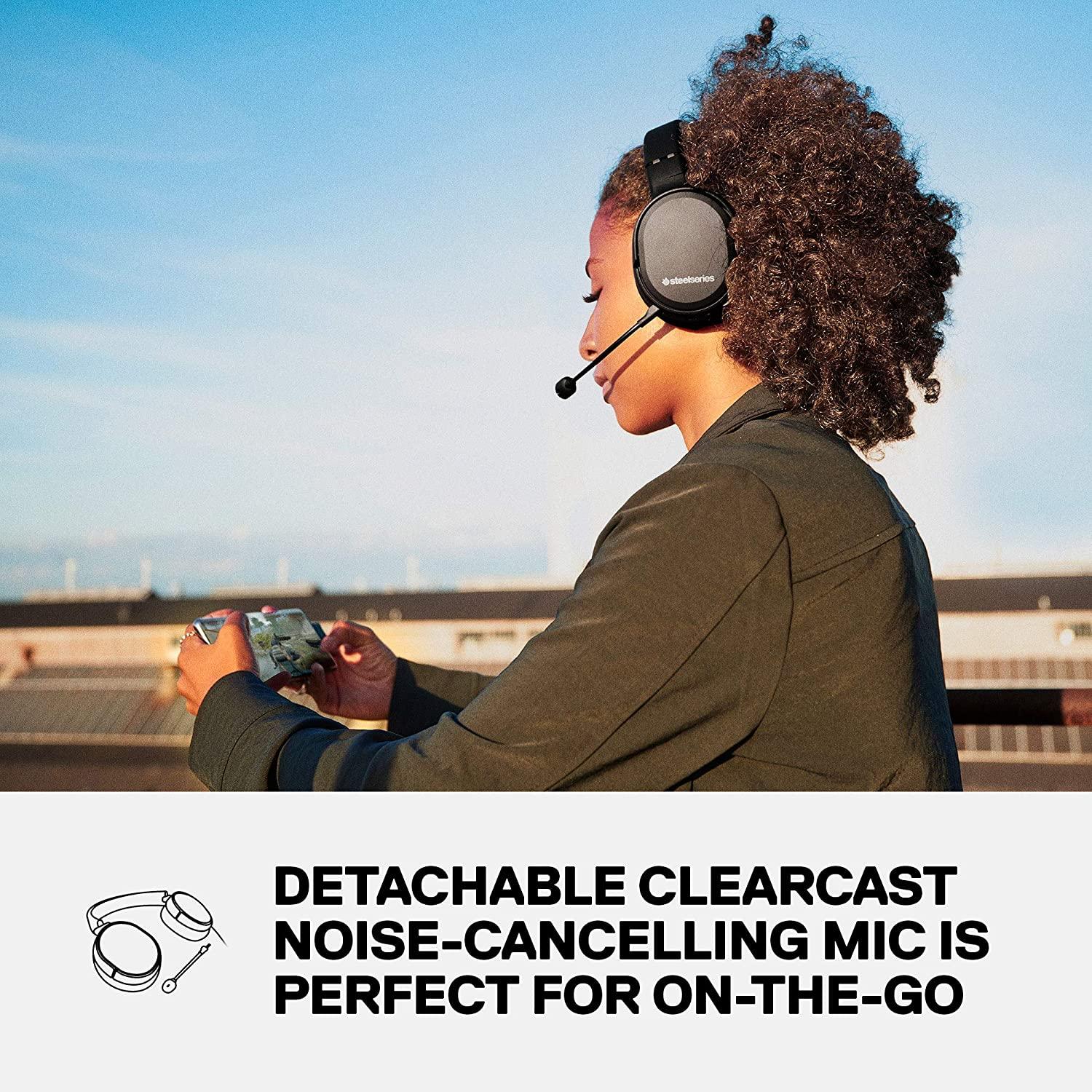 STEELSERIES ARCTIS 1 4-IN-1 WIRELESS GAMING HEADSET (BLACK) (PS5/PS4/PC/ANDROID/SWITCH) (PN61519) - DataBlitz
