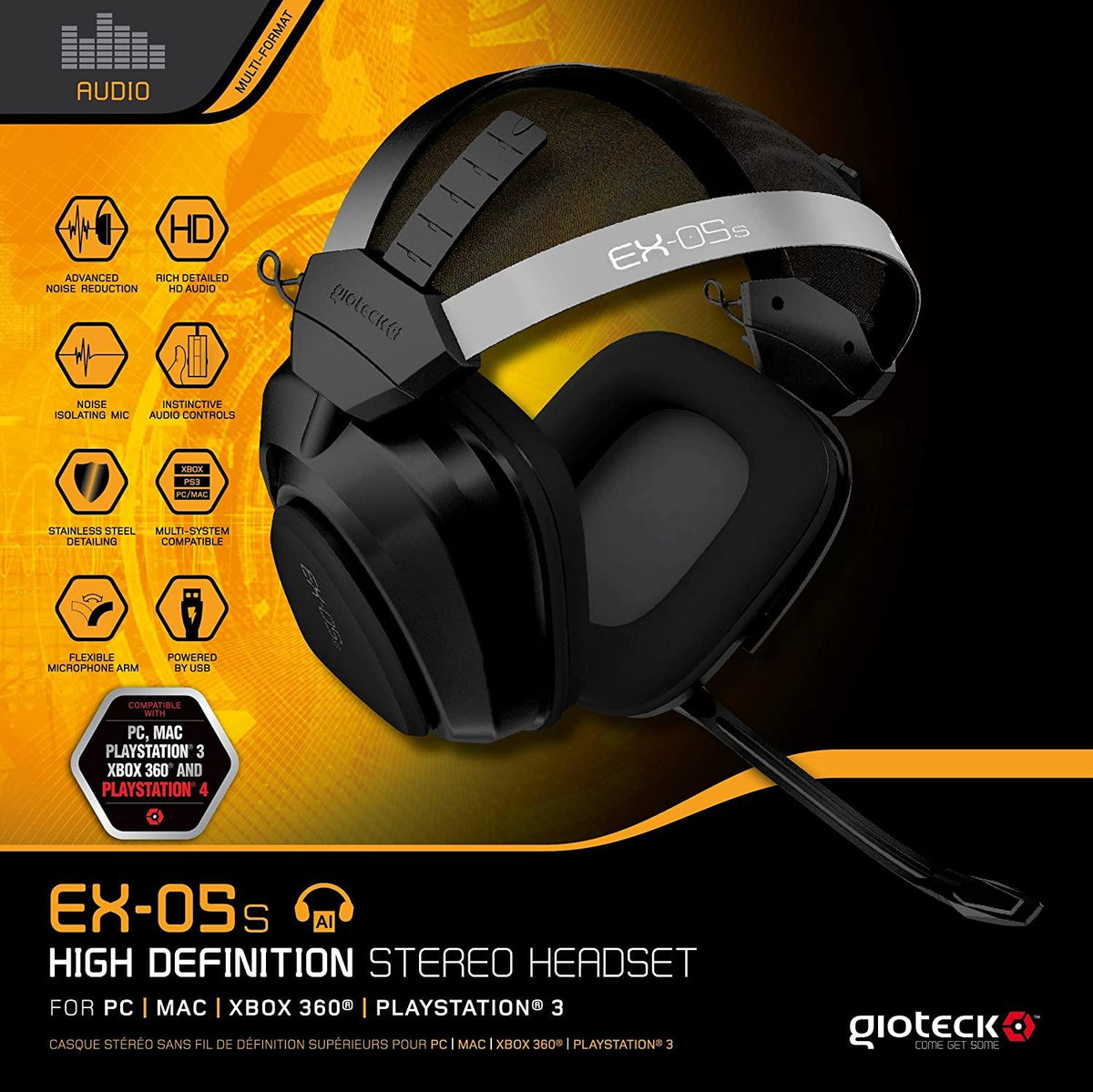 Gioteck EX-05S Wired HD Stereo Headset (Multi-Format) - DataBlitz
