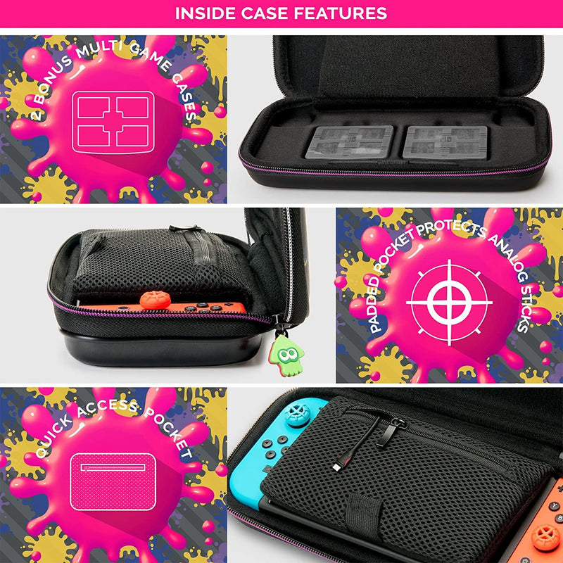 NSW GAME TRAVELER DELUXE TRAVEL CASE SPLATOON 2 (NNS51) - DataBlitz
