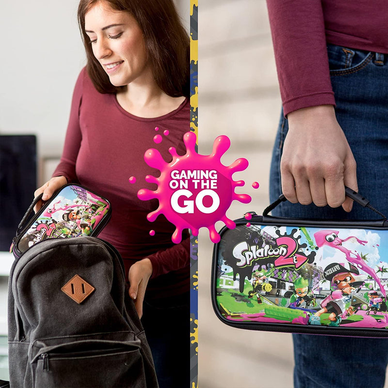 NSW GAME TRAVELER DELUXE TRAVEL CASE SPLATOON 2 (NNS51) - DataBlitz