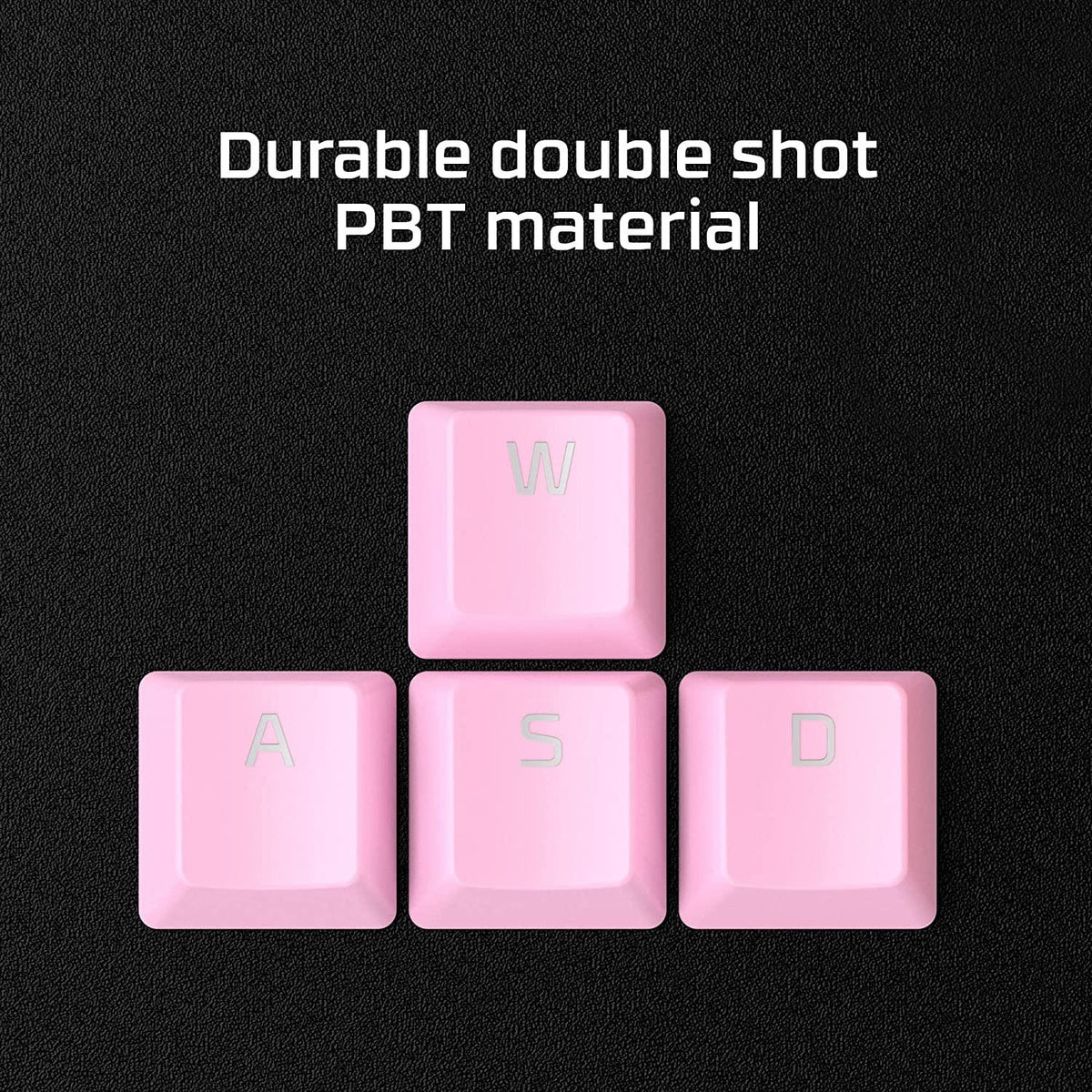 HyperX Double Shot PBT Keycaps (Pink) - DataBlitz