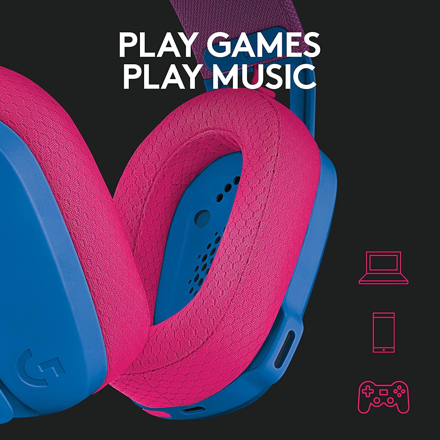 Logitech G435 Lightspeed Wireless Gaming Headset (Blue) - DataBlitz