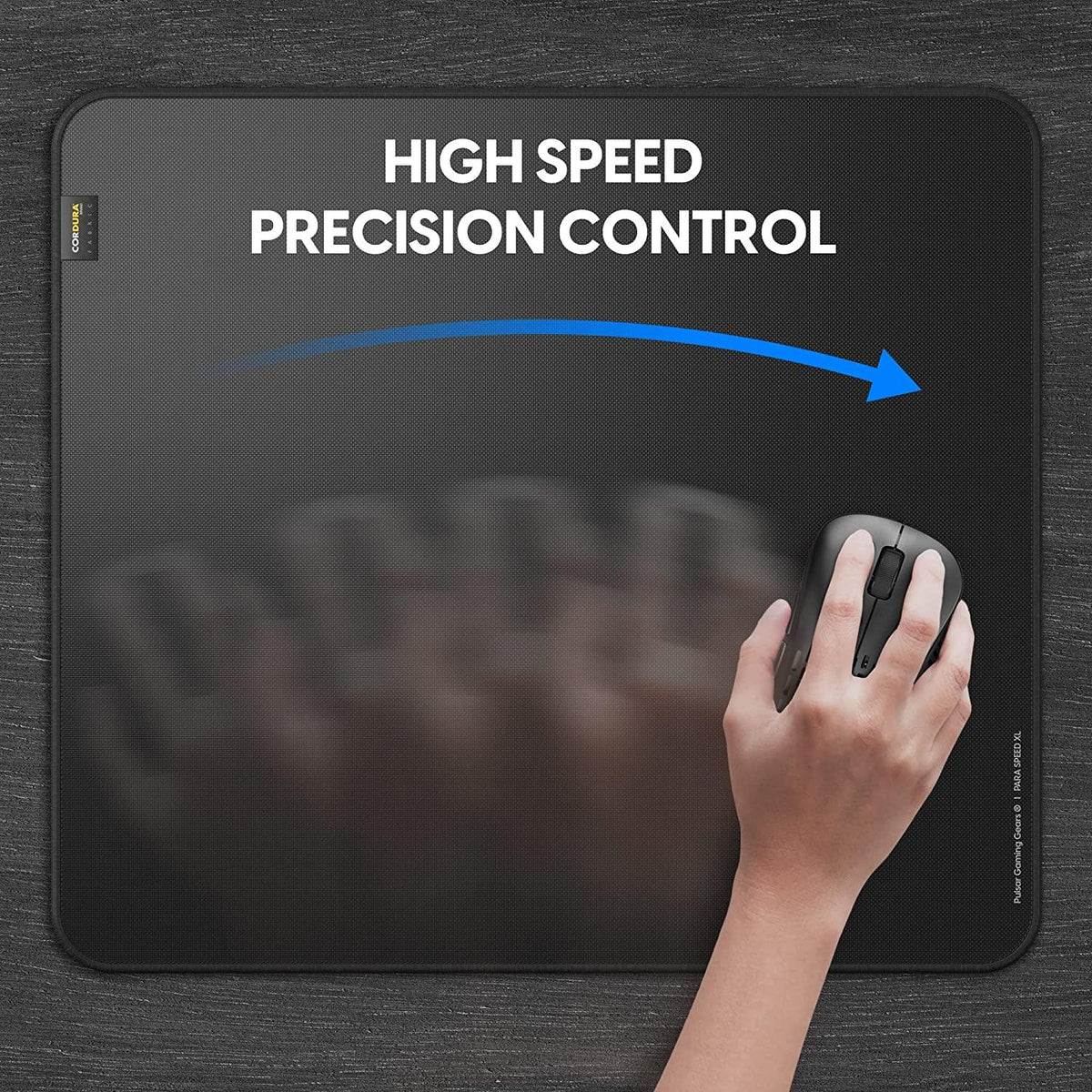 Pulsar Para Speed V2 Mouse Pad XL (High Speed) (Black) (PMP12XLB) - DataBlitz